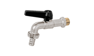 ALASKA - Brass ball valve bibcock, brass bibcock with screw-down valve