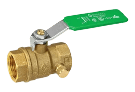 Female/female drain cock steel handle